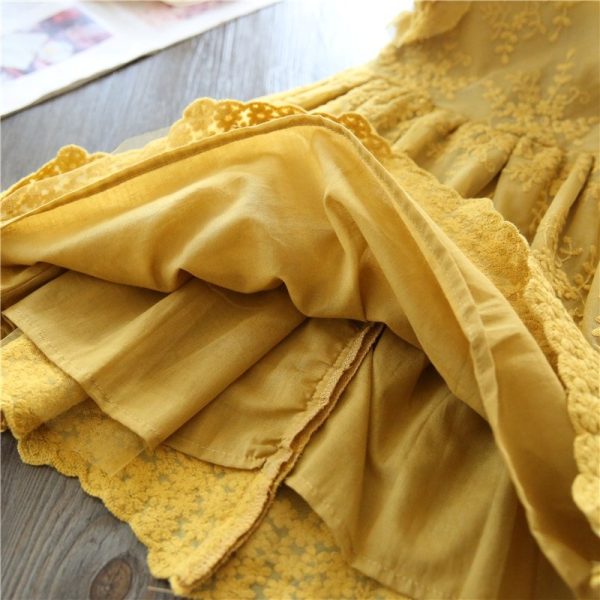 Lace dress for girls aged 6-9-123 - Image 4