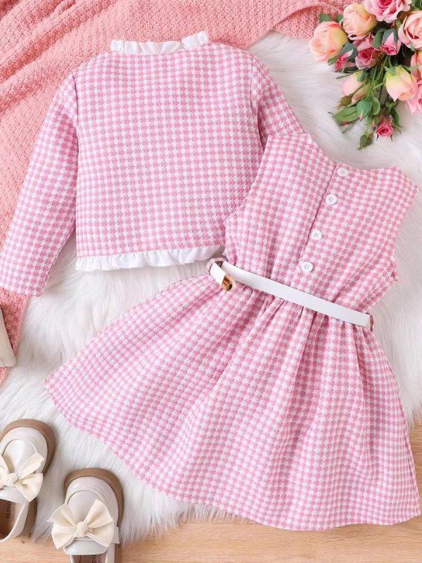 Girls 4-7 years old dress set-158 - Image 3