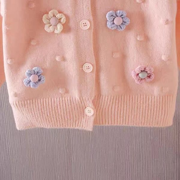 Sweater coat for girls 3-6 years old-159 - Image 3